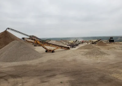 We offer high-quality bulk gravel and rig mats for sale or rental. Our reliable supply and expert delivery services support construction